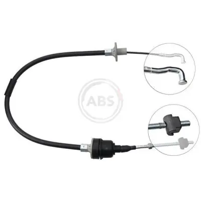 Cable de accionamiento, accionamiento del embrague A.B.S. K22960 Favorito De Clientes
